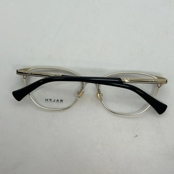 Ralph Lauren™ RA6055 Eyeglasses Frames Case RXable 9452 Black Gold NWT - Picture 8 of 8